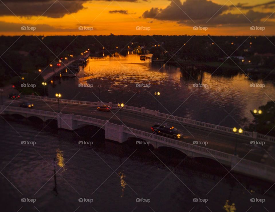 St Petersburg at dusk