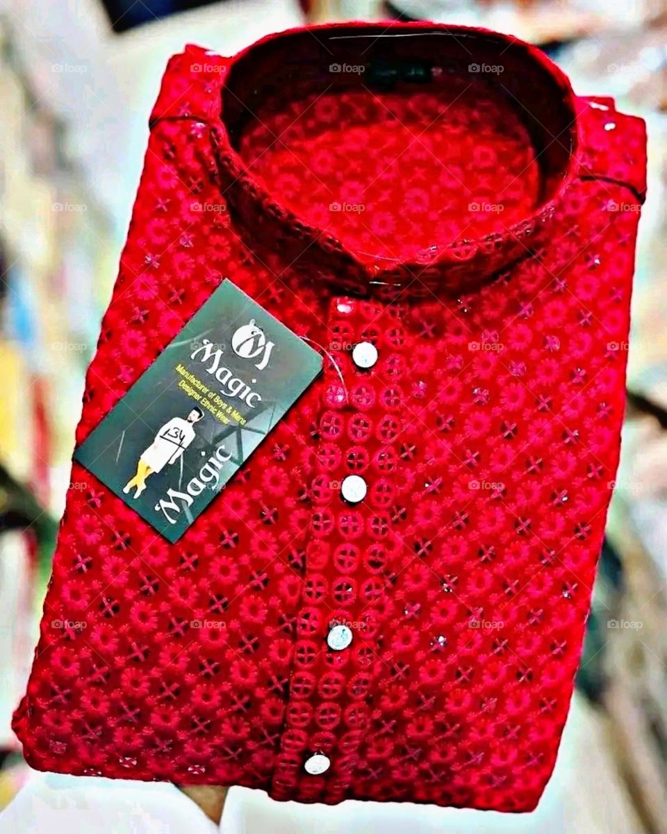 August 15th 2023 Maharashtra India. A beautiful and attractive shirt.