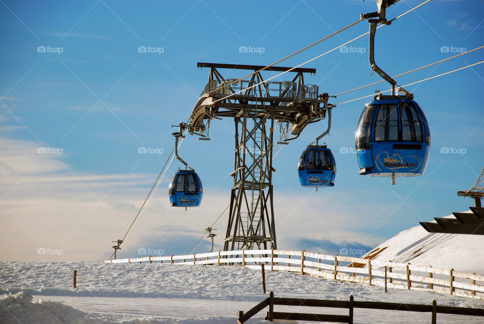 snow winter mountain lift by jbdc