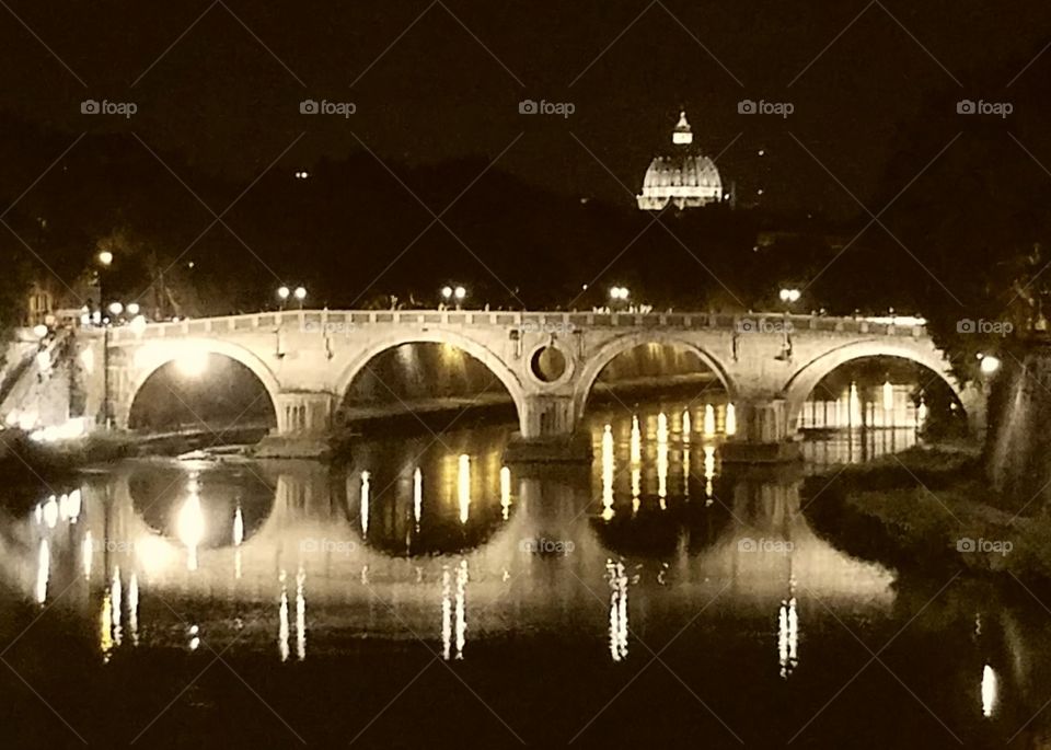 Tiber River by Night