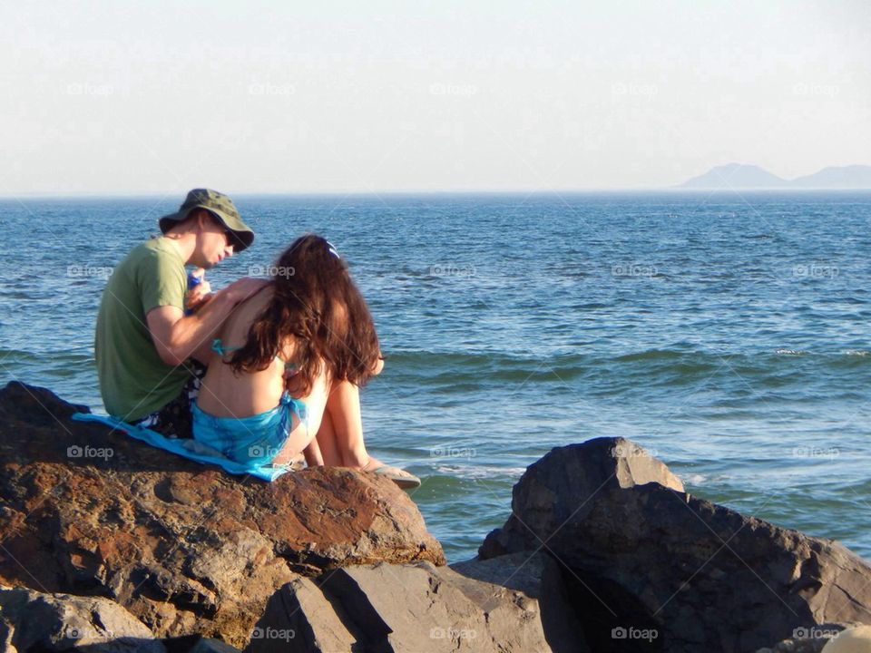 Couple on Rocks