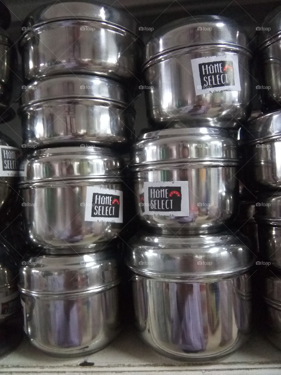 steel boxes for kitchen use.