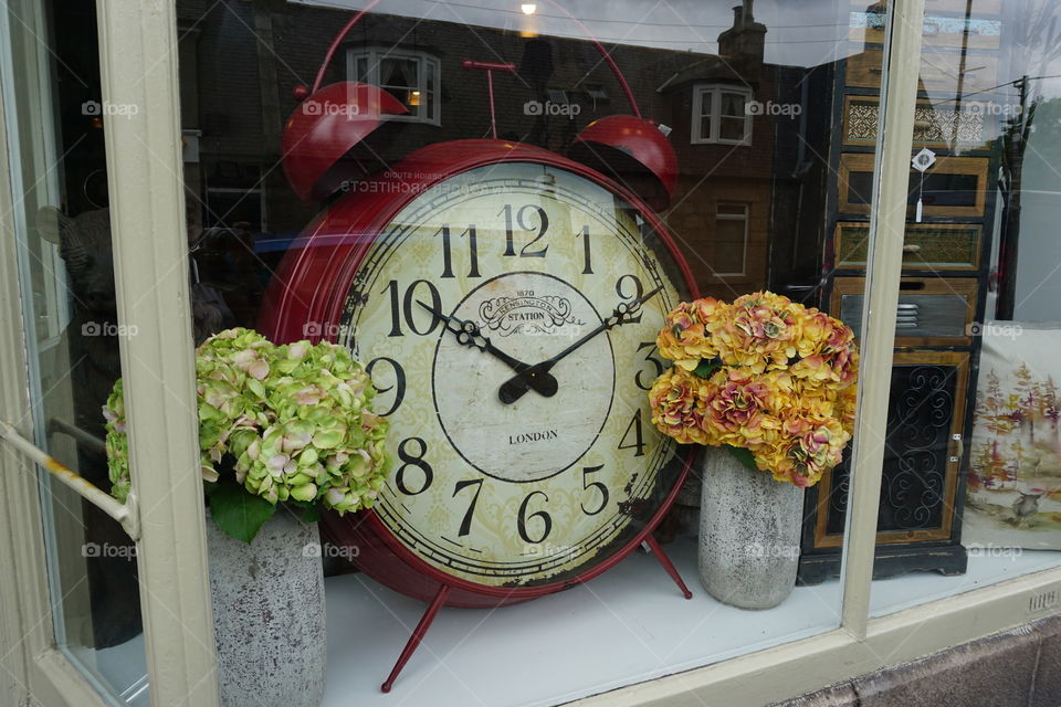 Shop Window Display .. Very Large Clock 