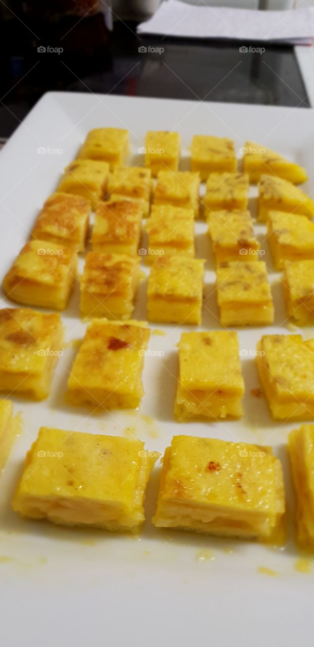 Home made cheese omelette