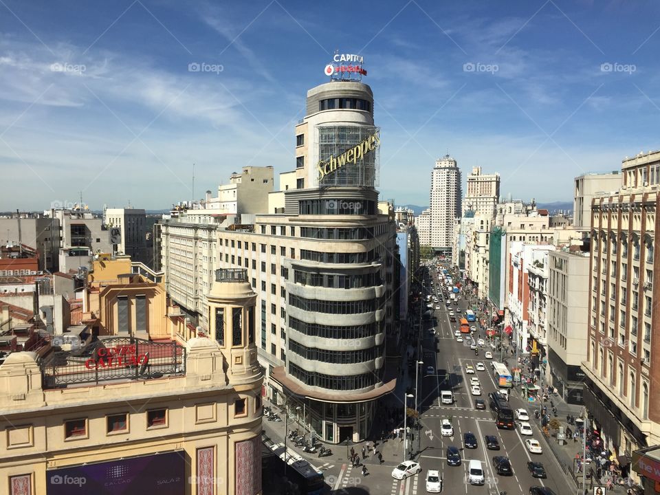 Gran vía, Madrid