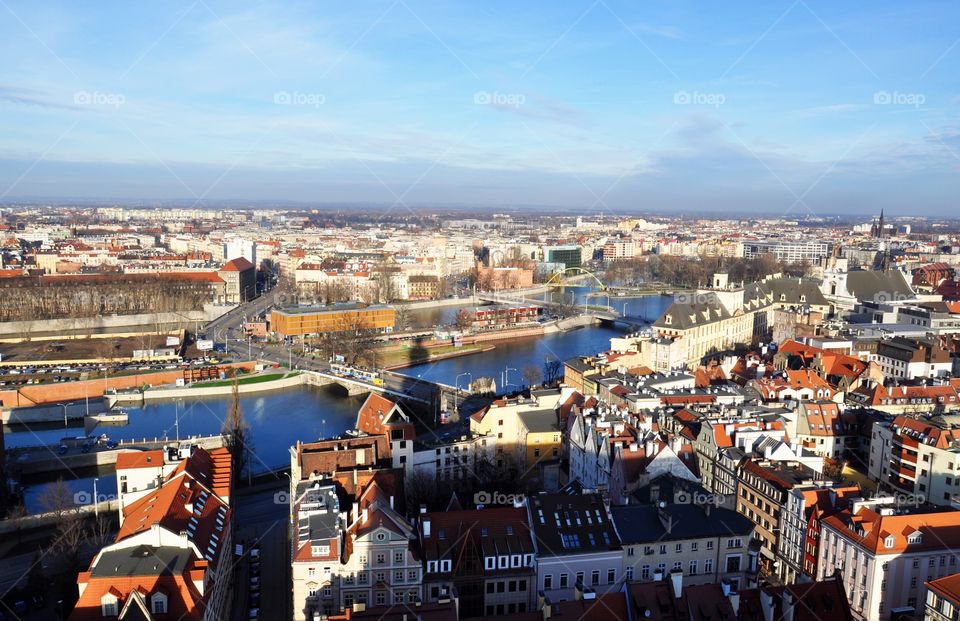 Wroclaw view from above 