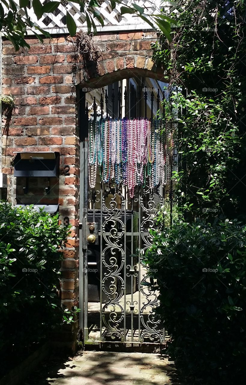Garden District Gate w/beads
