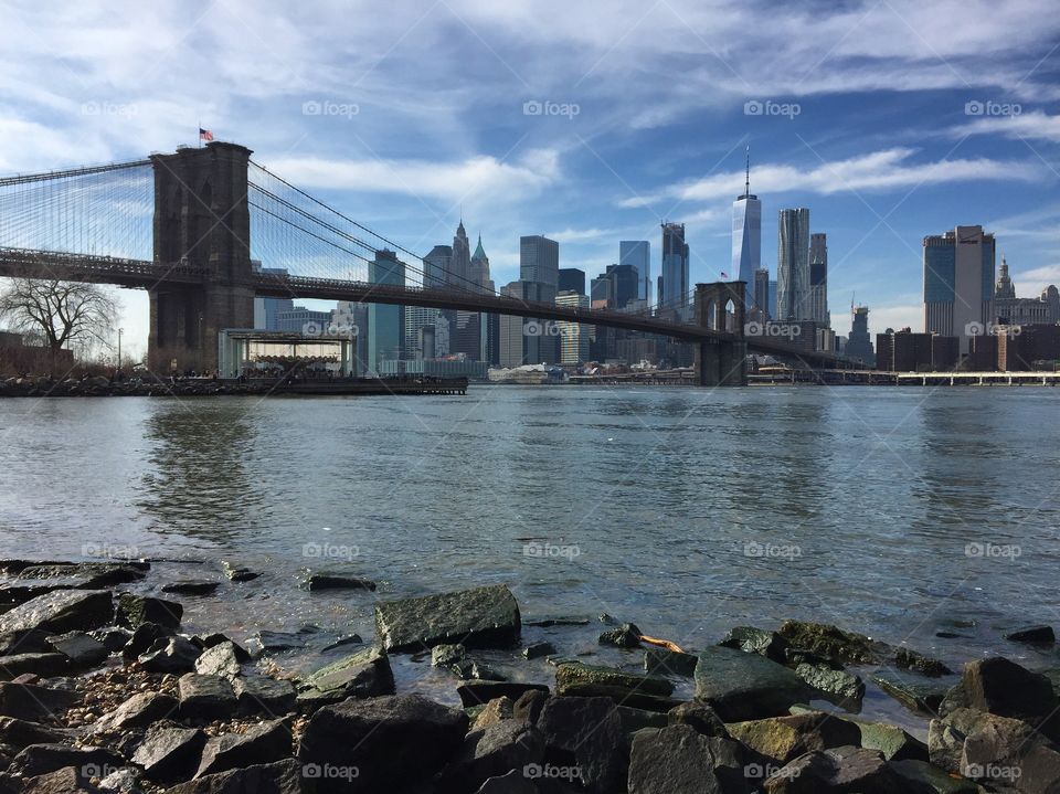 View of Lower Manhattan from DUMBO, Brooklyn