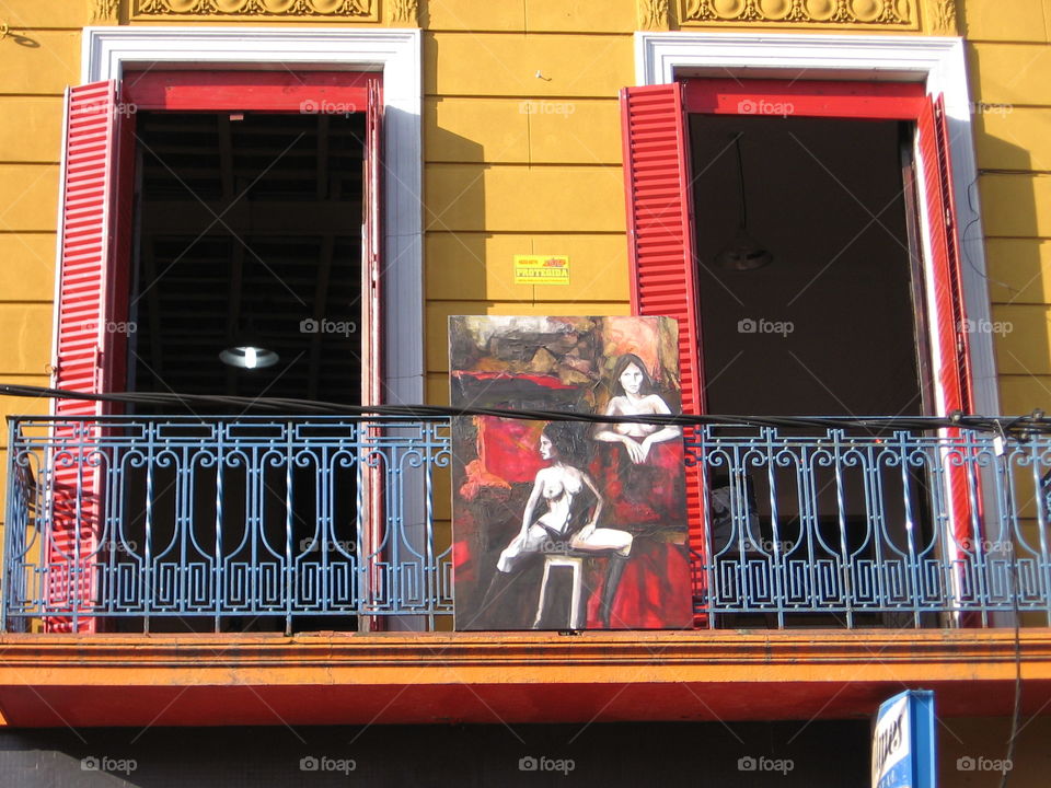 Painting. Palermo District Buenos Aires