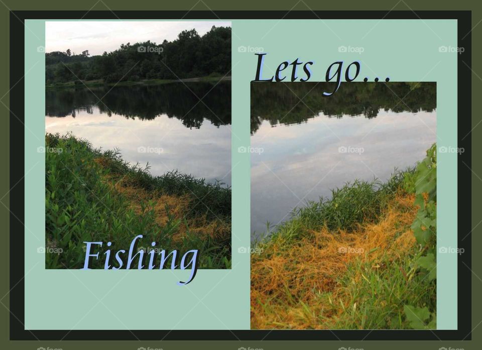 Photography Art Titled: Let's Go Fishing By: Mia Lynn