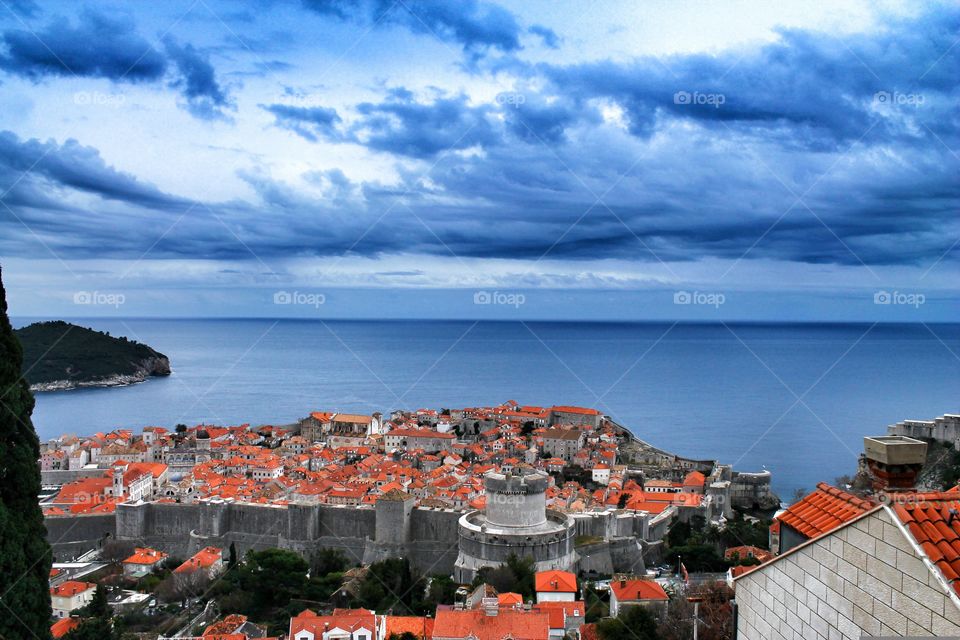 View of old town, Dubrovnik, Croatia