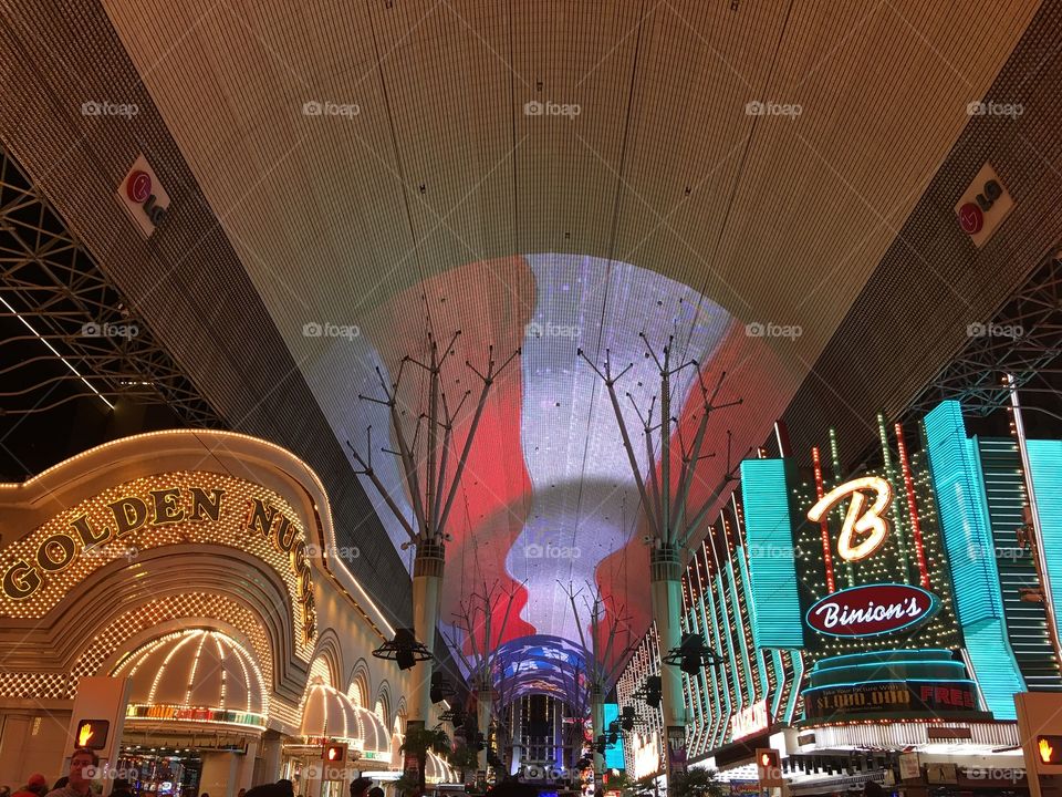 Fremont Street Experience, downtown Las Vegas 
