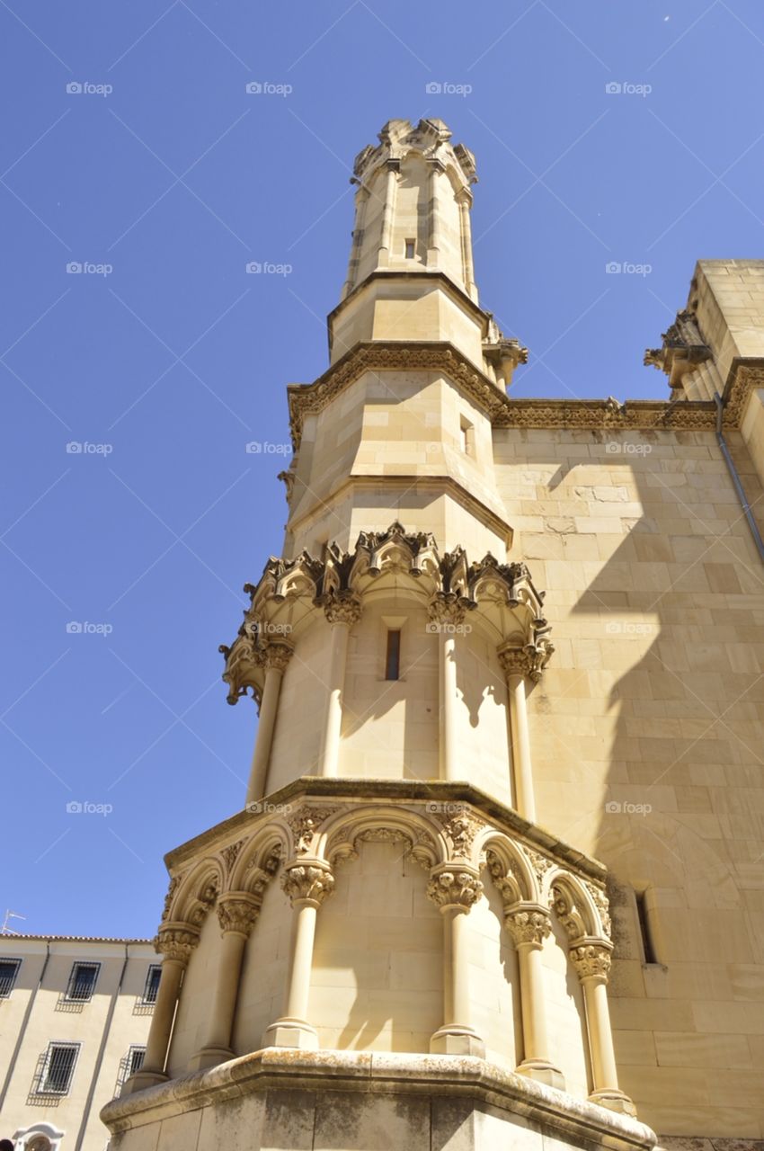 Catedral Cuenca. torre de la catedral de Cuenca