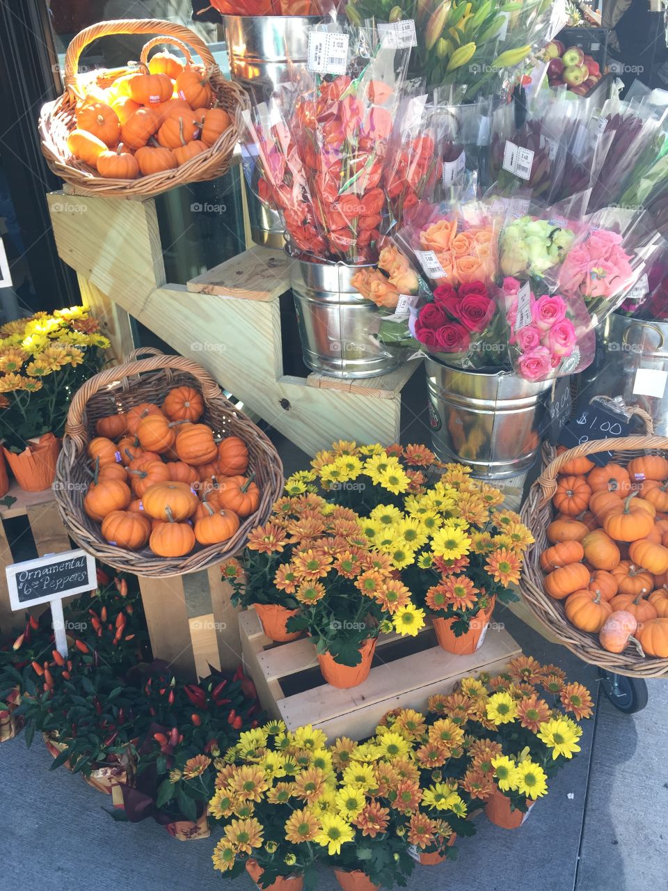 Flower/Fruit stand in Boston