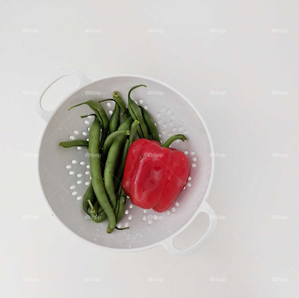 fresh produce from the garden