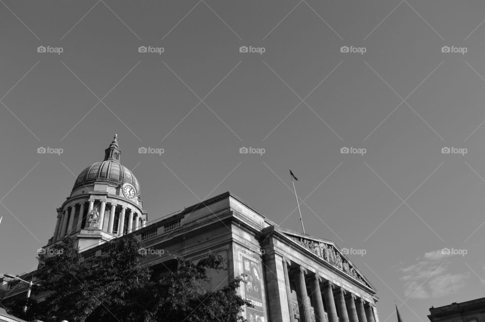 black and white architecture. english architecture