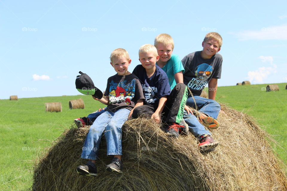 Hay bale fun