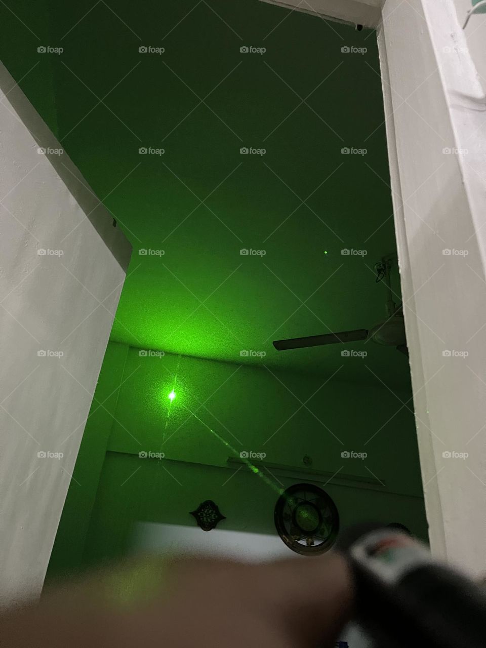 Long exposure of Laser Light 
