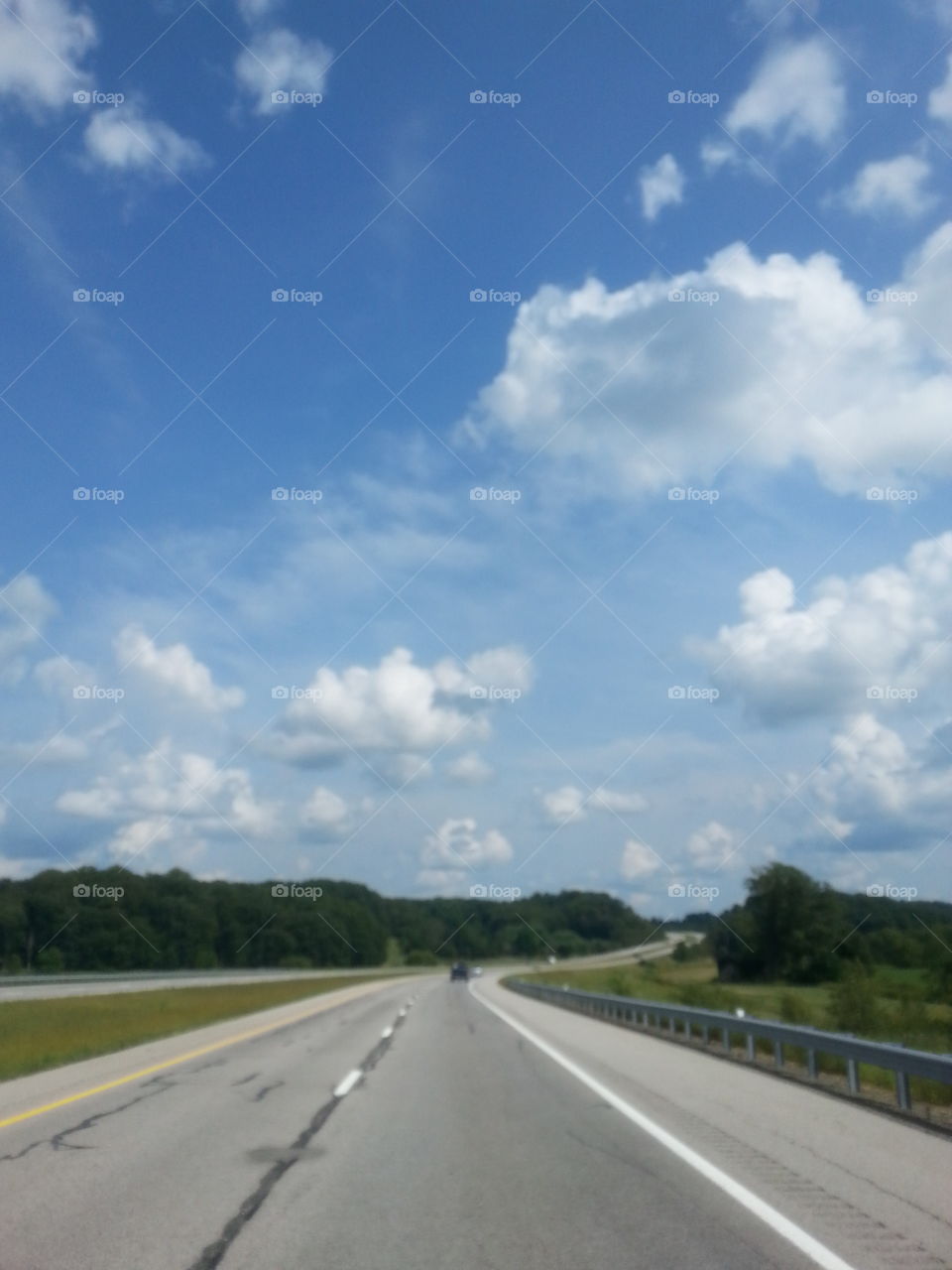 Cloudy Blue Skies. Cloudy blue skies in Hocking County.