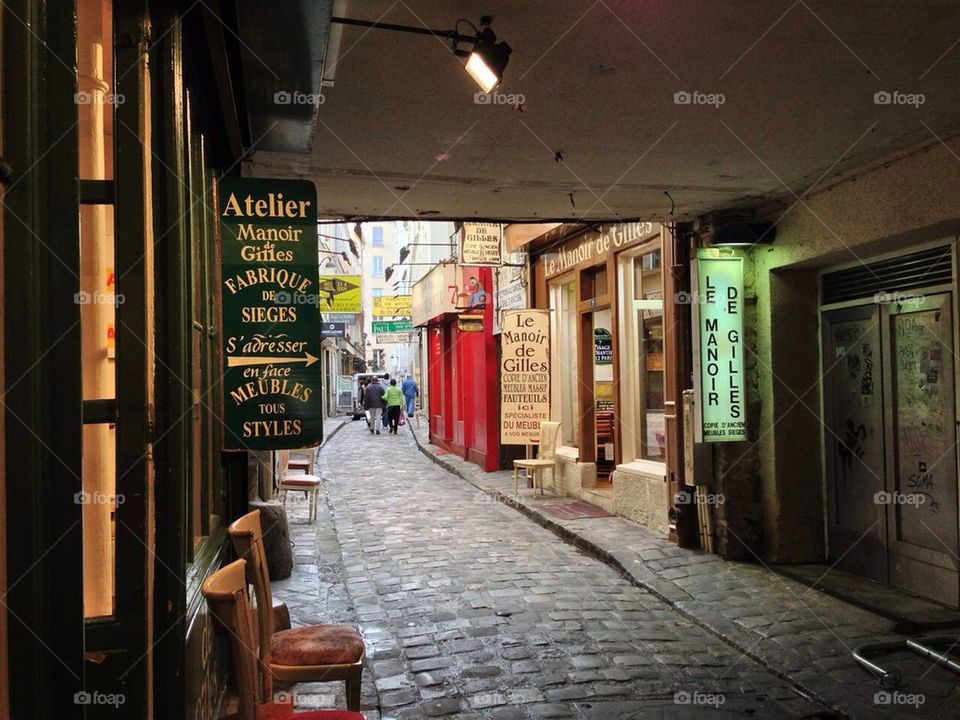 Parisian backstreet