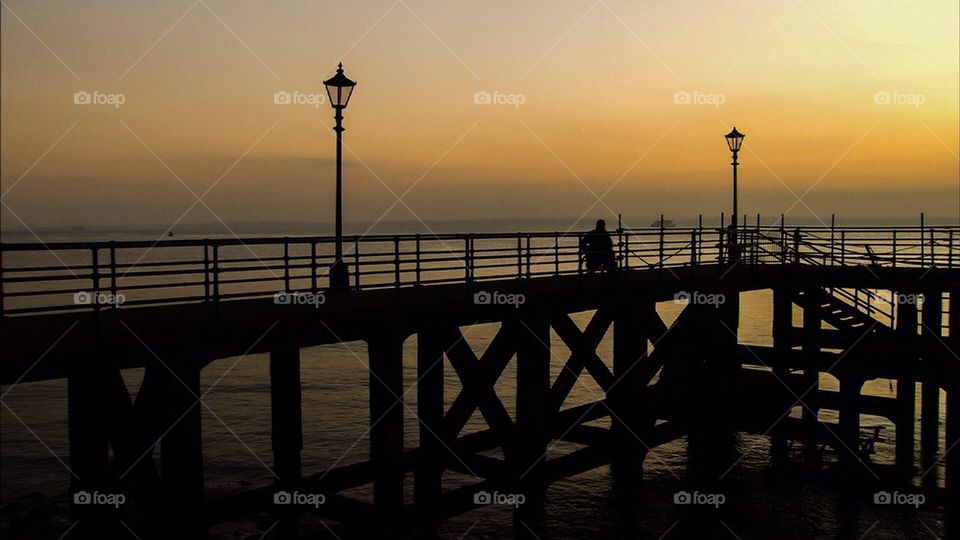 Sunset pier