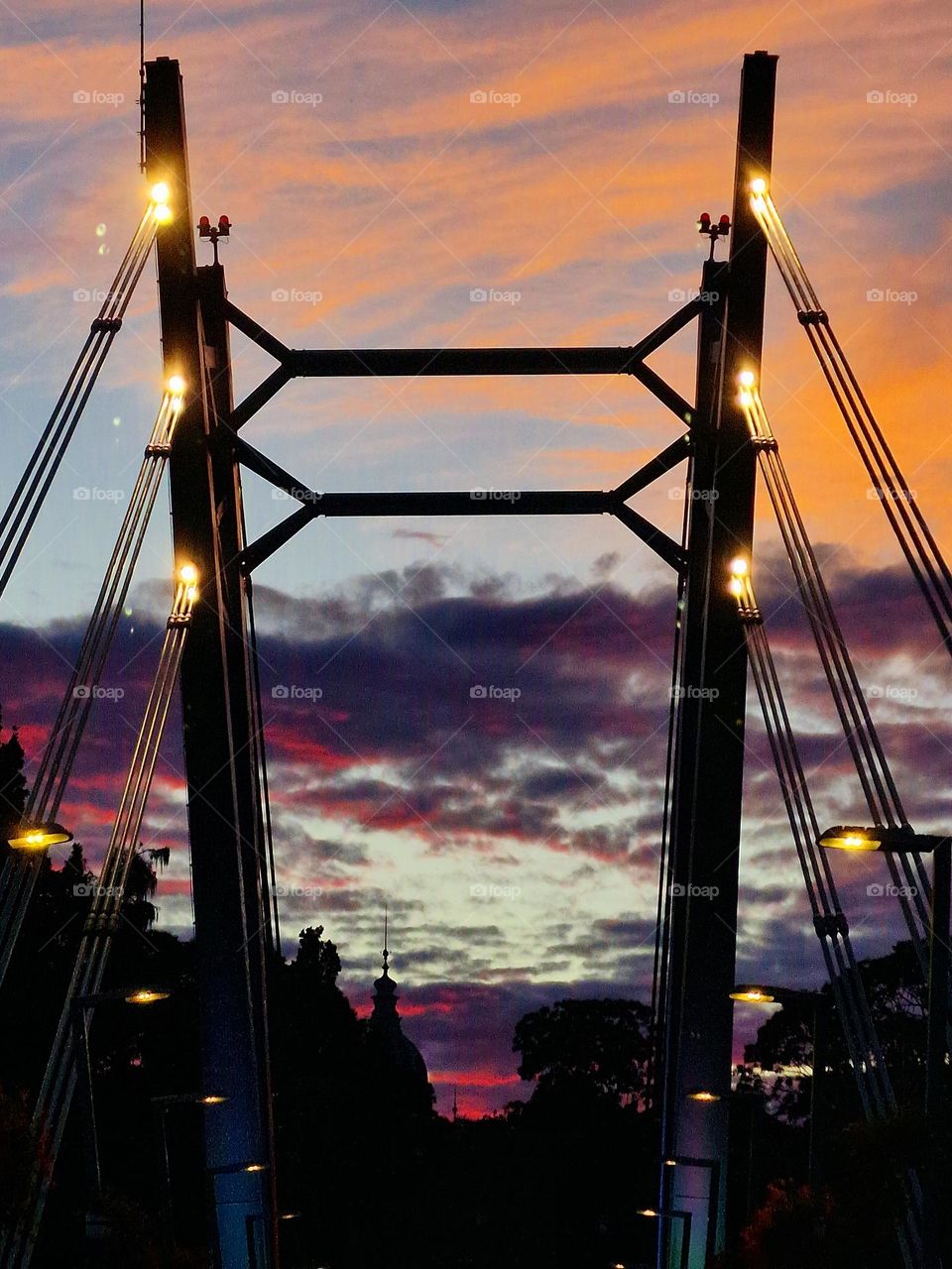 red clouds above Arad