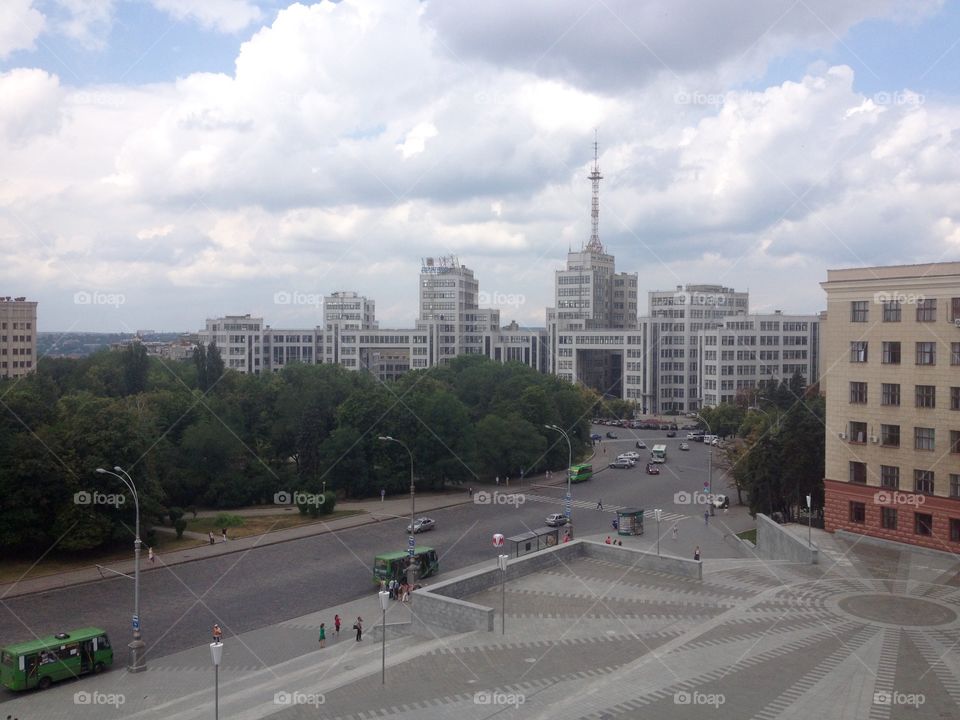 Main square in Kharkiv