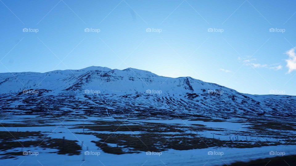 Iceland mountains
