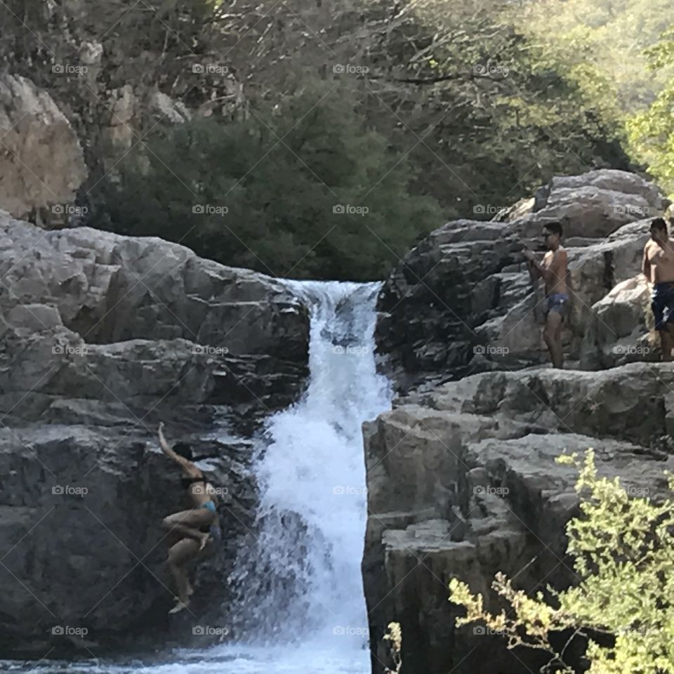 Puerto Vallarta waterfall 