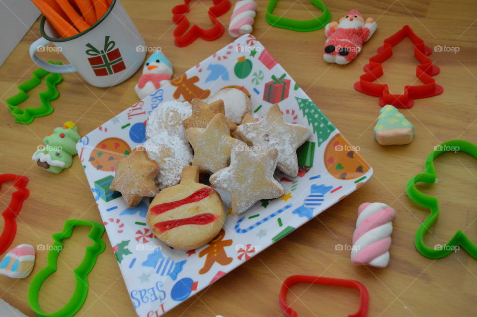 Preparing snacks for Santa