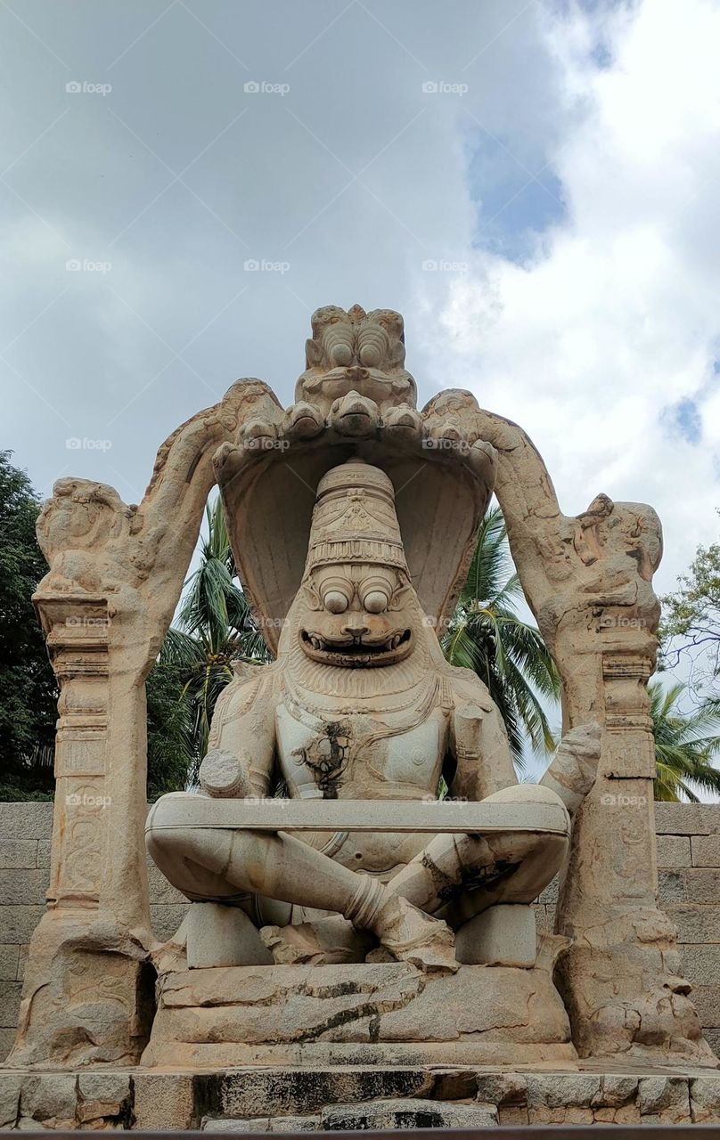 Statue of God Narshimha