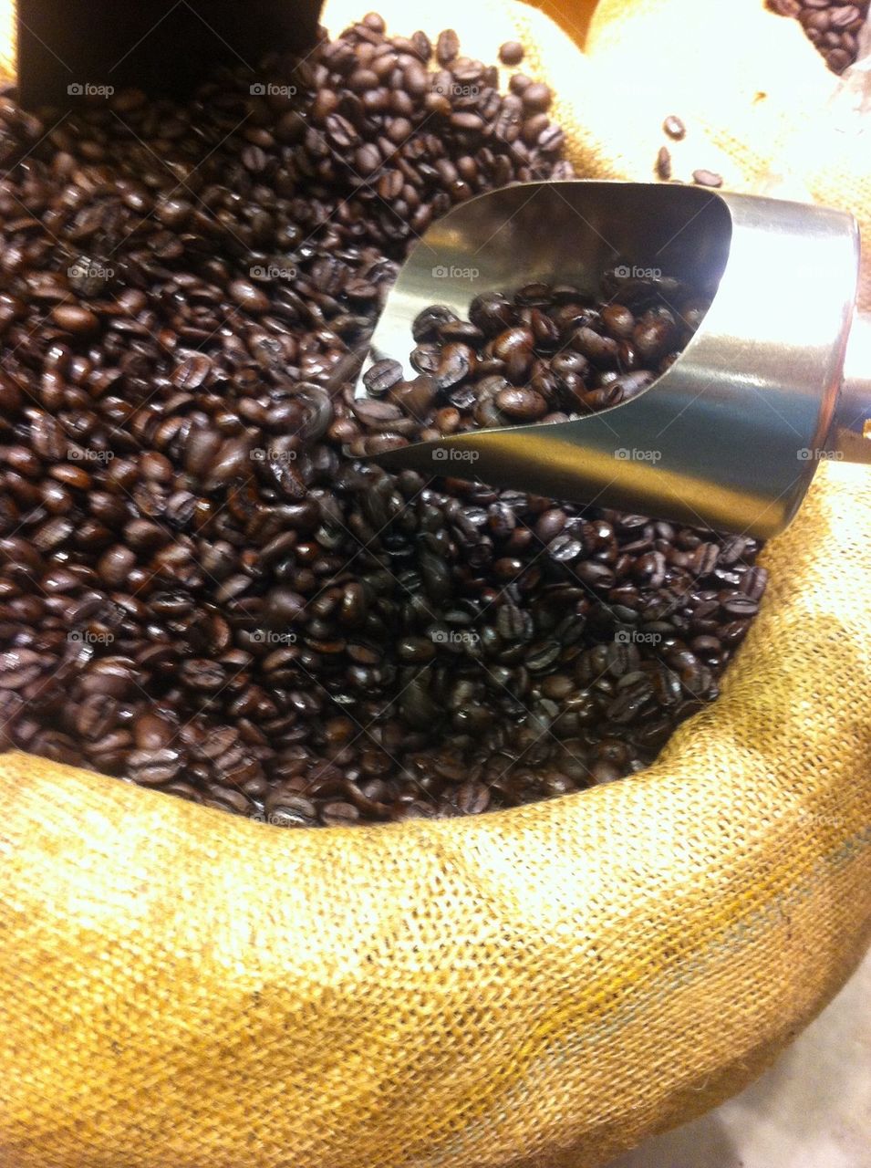 Coffee bean sack