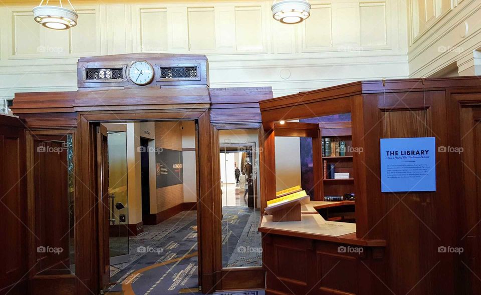 library in old Paliament