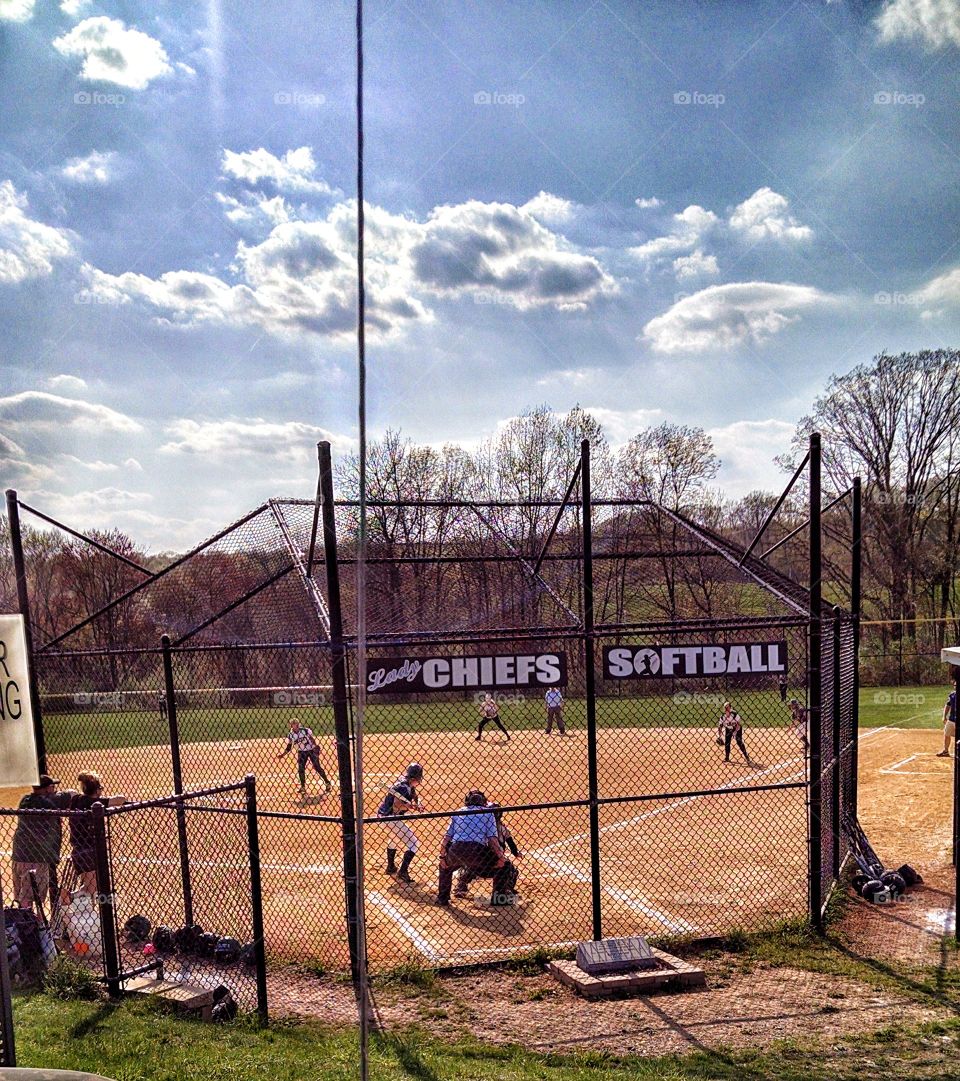 Softball game