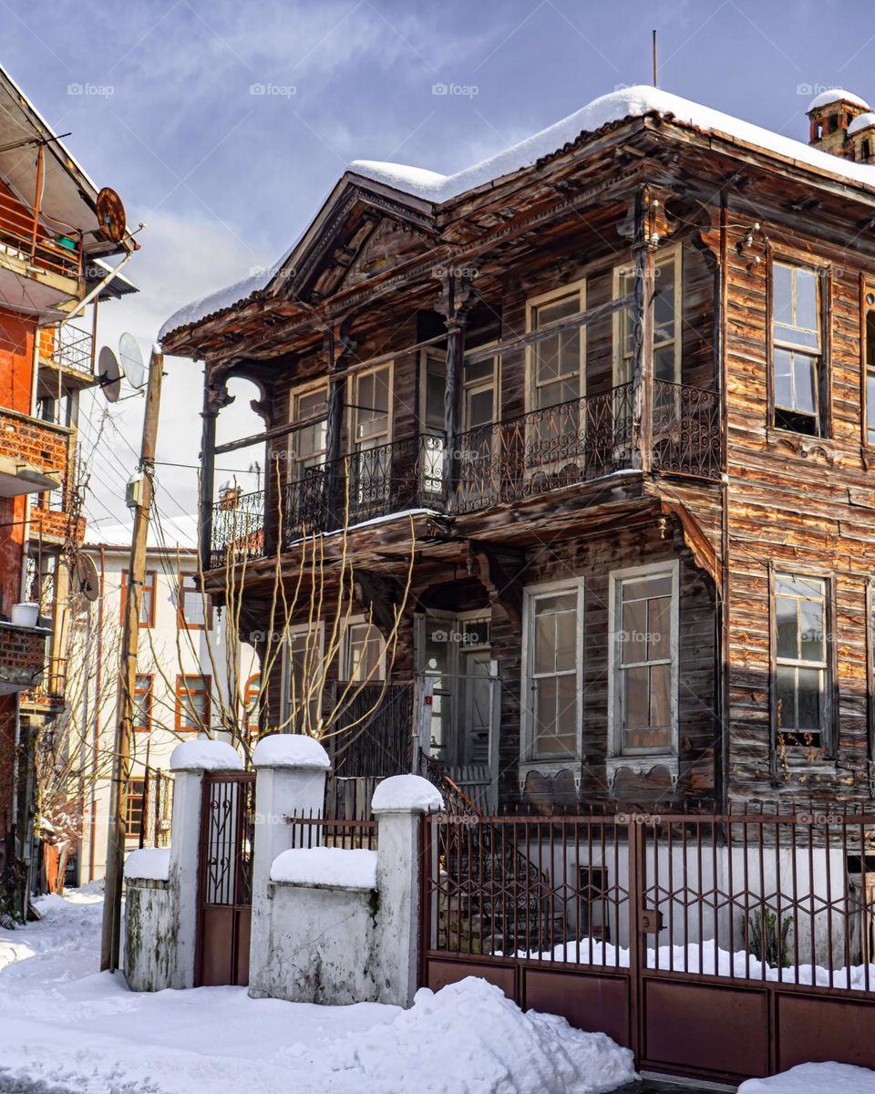 old wooden house