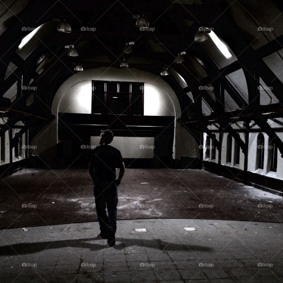 Abandoned chapel. Exploring the Medfield state hospital