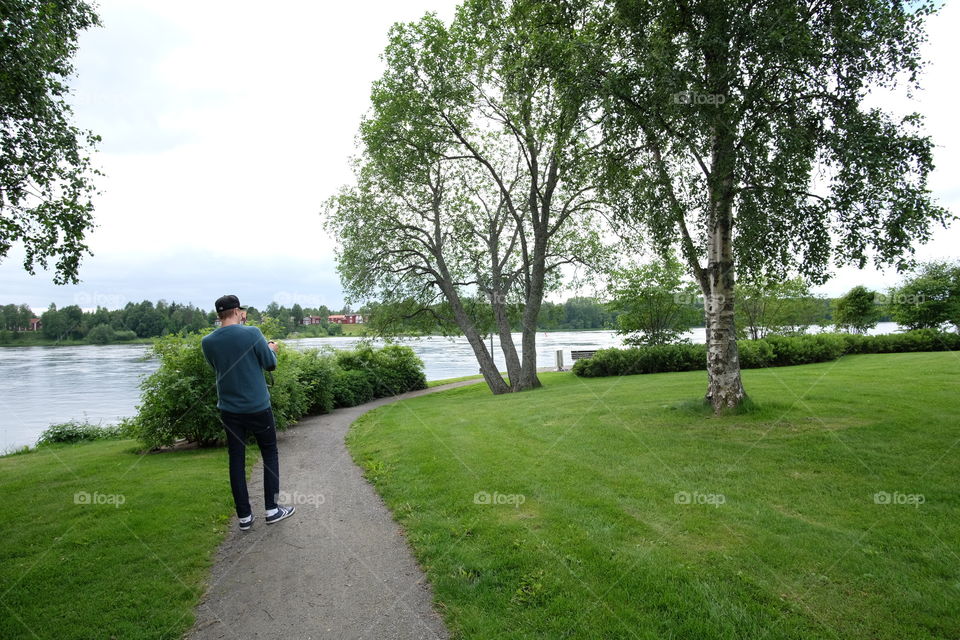 Landscape, Golf, Tree, Grass, Lawn