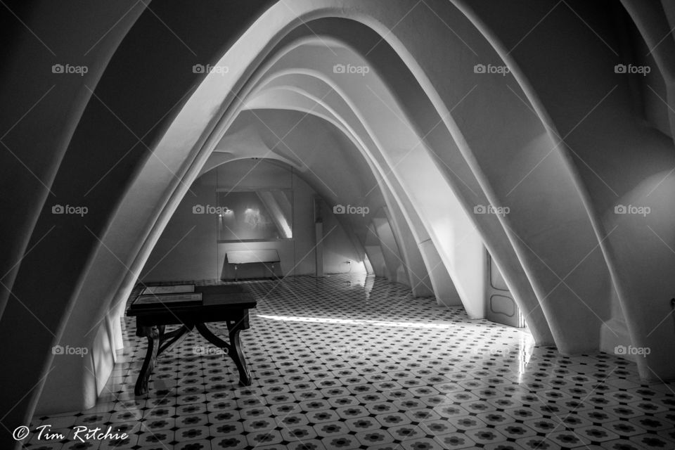 A laundry room at Gaudi’s Casa Batllo