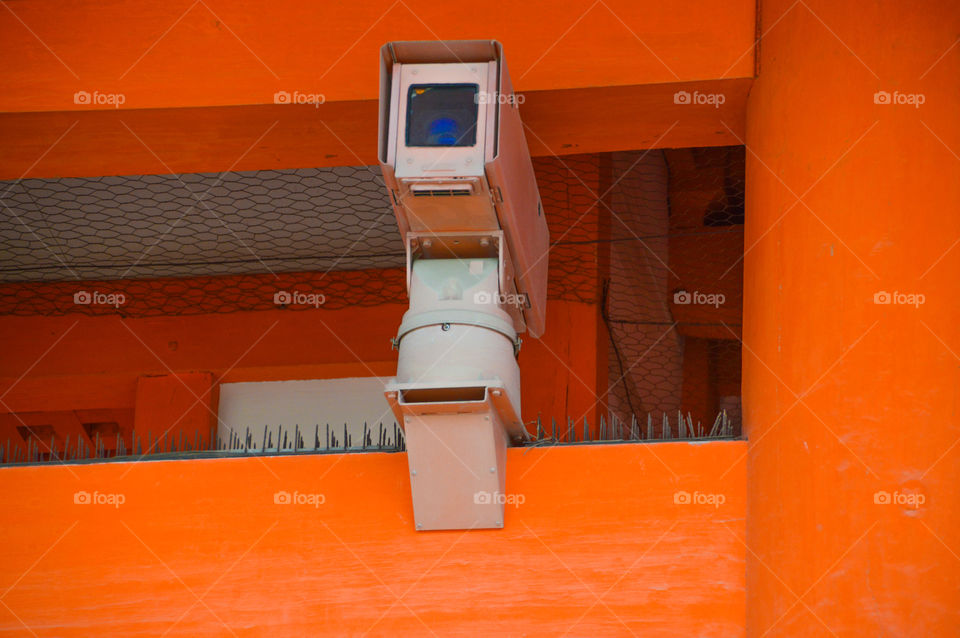 Security Camera At Heian Shrine Japan