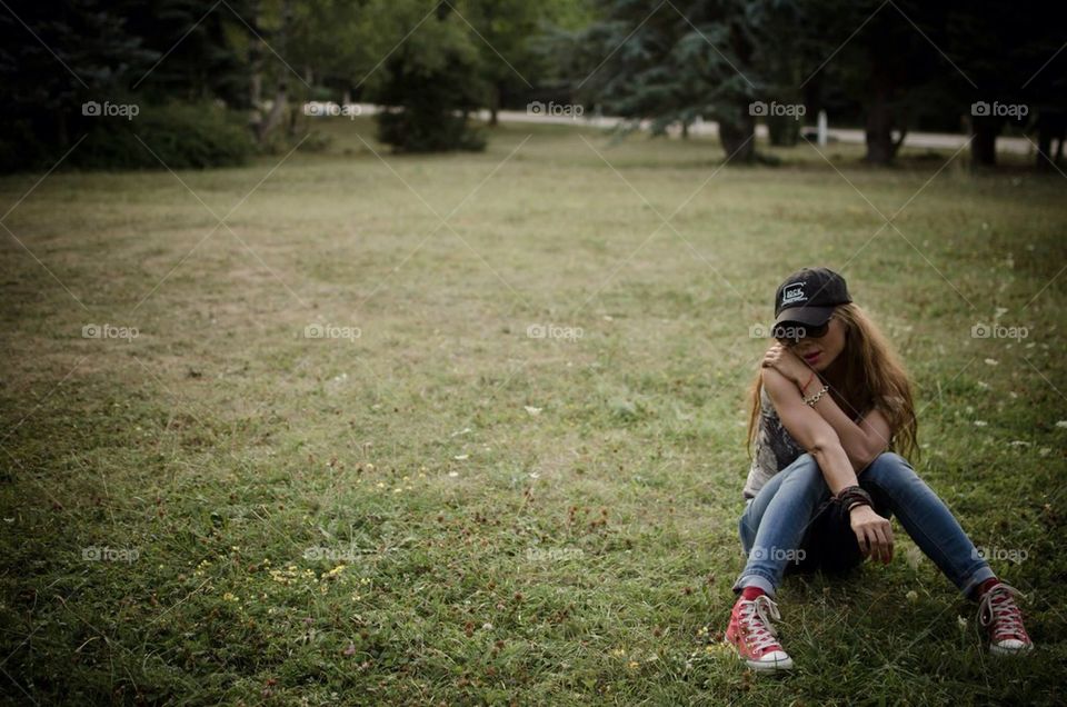 green jeans grass tree by severina1