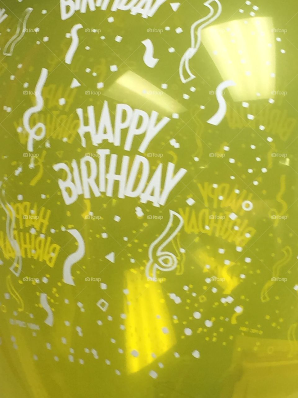 Birthday celebration  balloon 