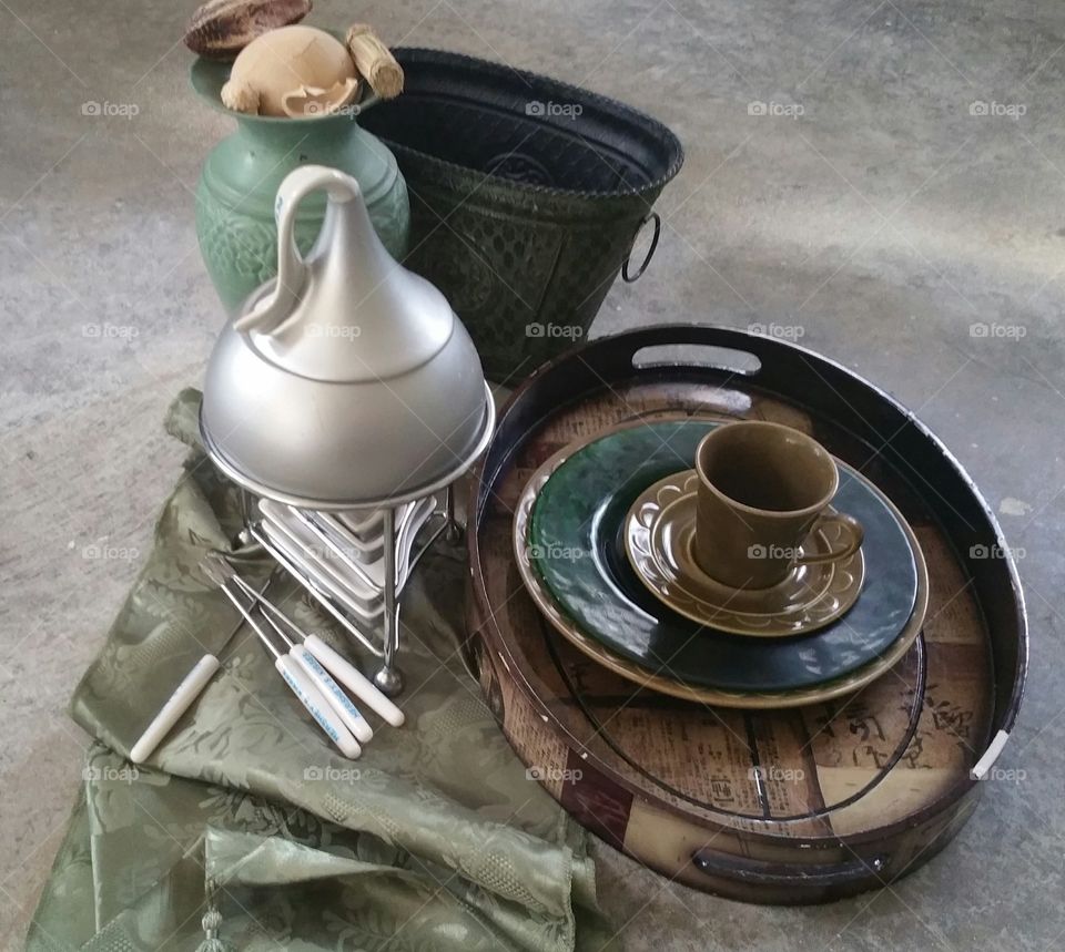 private snack. pic-nic at home