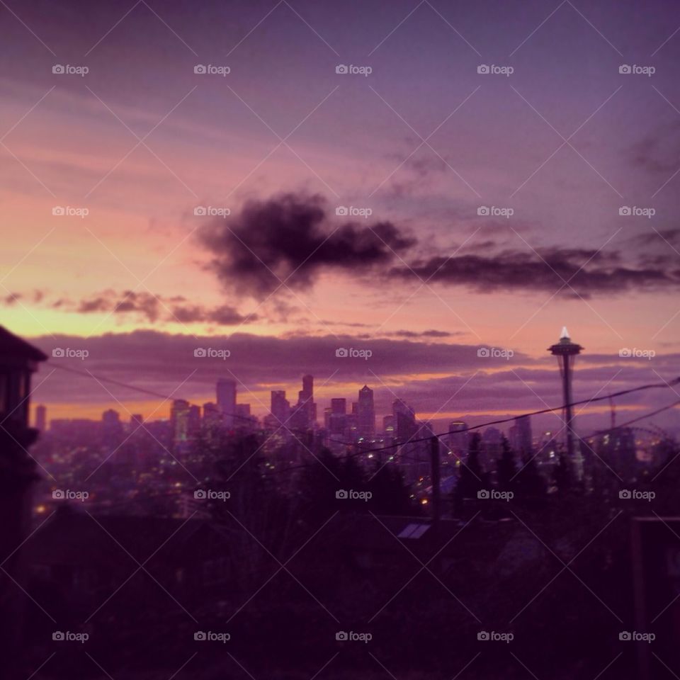 Seattle sunrise