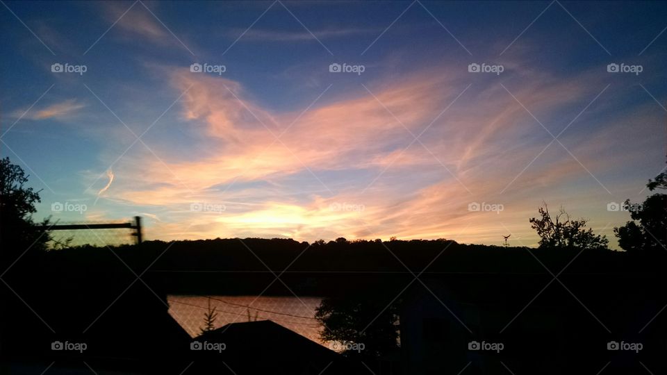 Late Summer Sky. I took this pic in early September, 2015_ overlooking Byram Cover in Hopatcong N.J.