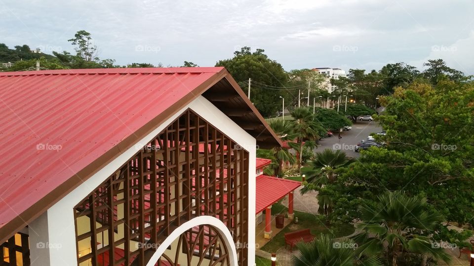 Roof and parking view