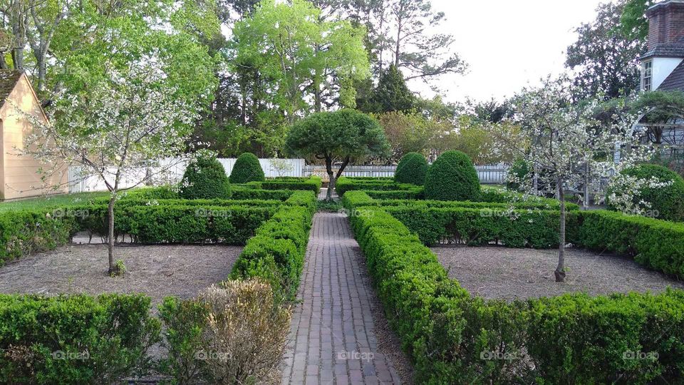 Colonial Williamsburg Garden