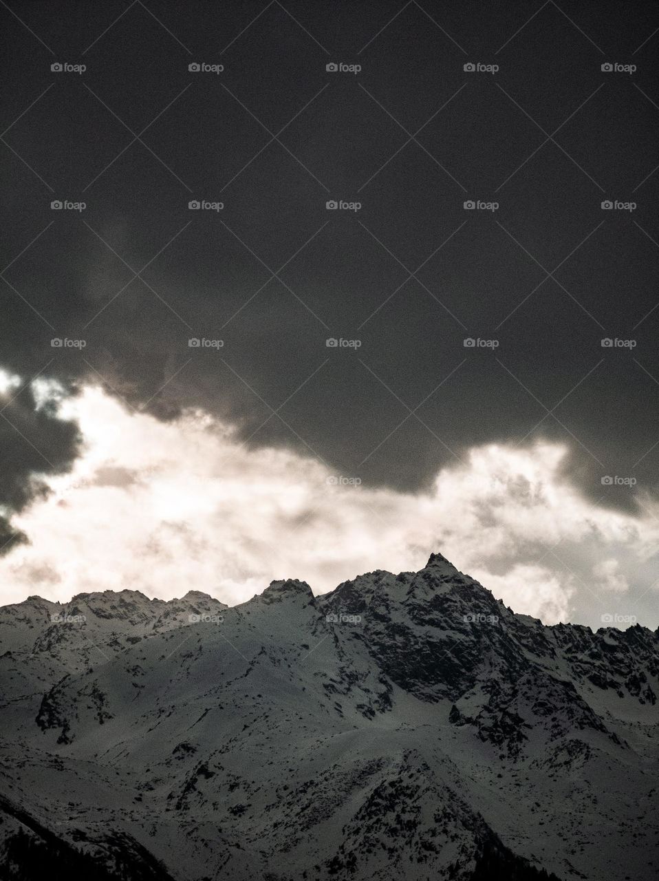 love affair of mountain and clouds; beyond passion