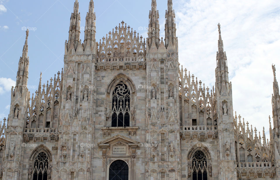 Italy, Milan, the Duomo Cathedral