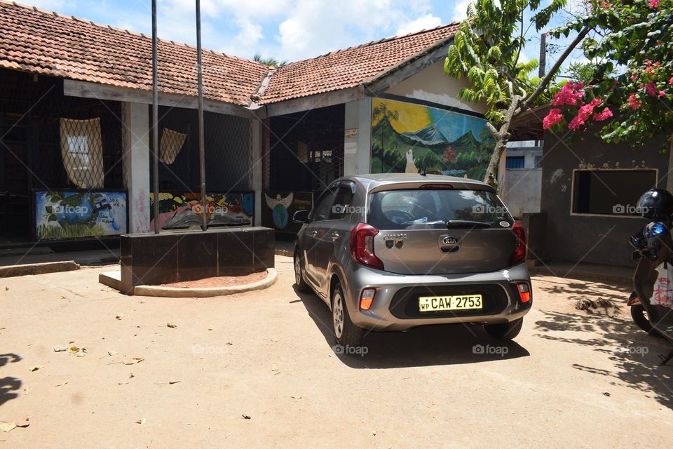 waiting for pickup vehicle -  car