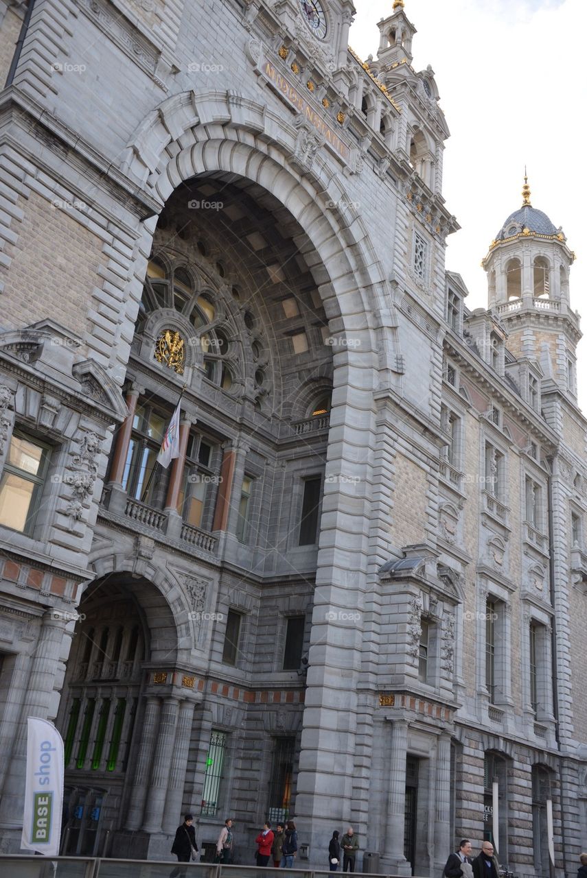 Railway station in Antwerp